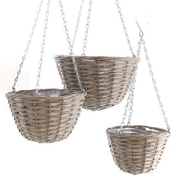 6-delige Set Macramé Bloemenhangers, Boho-decoratie, Katoenen Touw Hanghangers Voor Planten Decoratie Bloempot Plantenhouder Voor Bloemen Balkons Wanddecoratie Binnen En Buiten