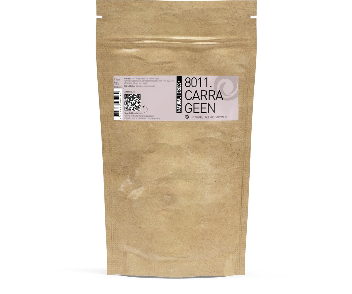Natural Heroes - Carrageen - Natuurlijke verdikker/gelvormer 100 gram