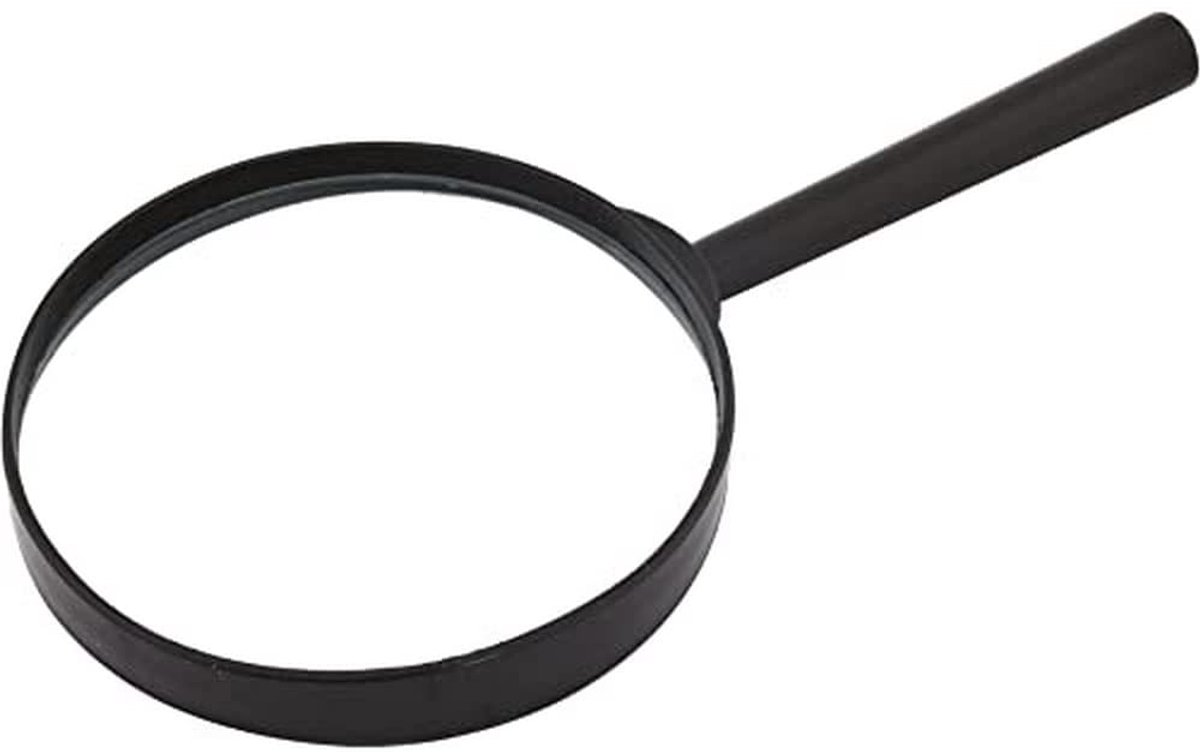 IMPERATORIS® Vergrootglas - Handheld Vergrootglas voor Kinderen & Senioren -Lichtgewicht & Duurzaam – Educatief Speelgoed voor Natuurverkenning - Lezen & Hobby’s - 3x 100mm - Zwart