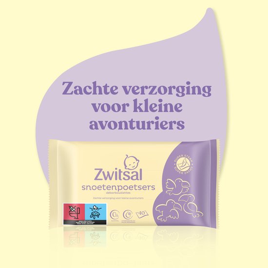 Zwitsal - Snoetenpoetsers - Kids - 480 doekjes (12x40) - Voordeelverpakking