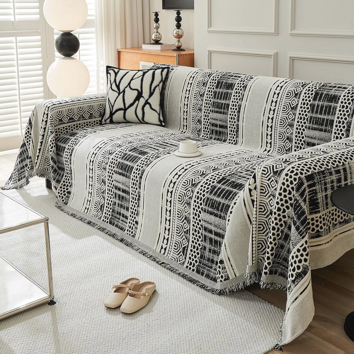 Boho Plaid 1-4 Zits Omkeerbare Deken - Geweven Bankdeken 180 x 300 cm