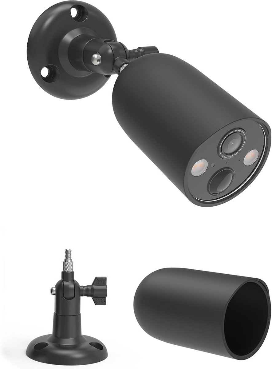 Camera Wandhouder voor 360° Verstelbare Buitencamera met Siliconen Hoes
