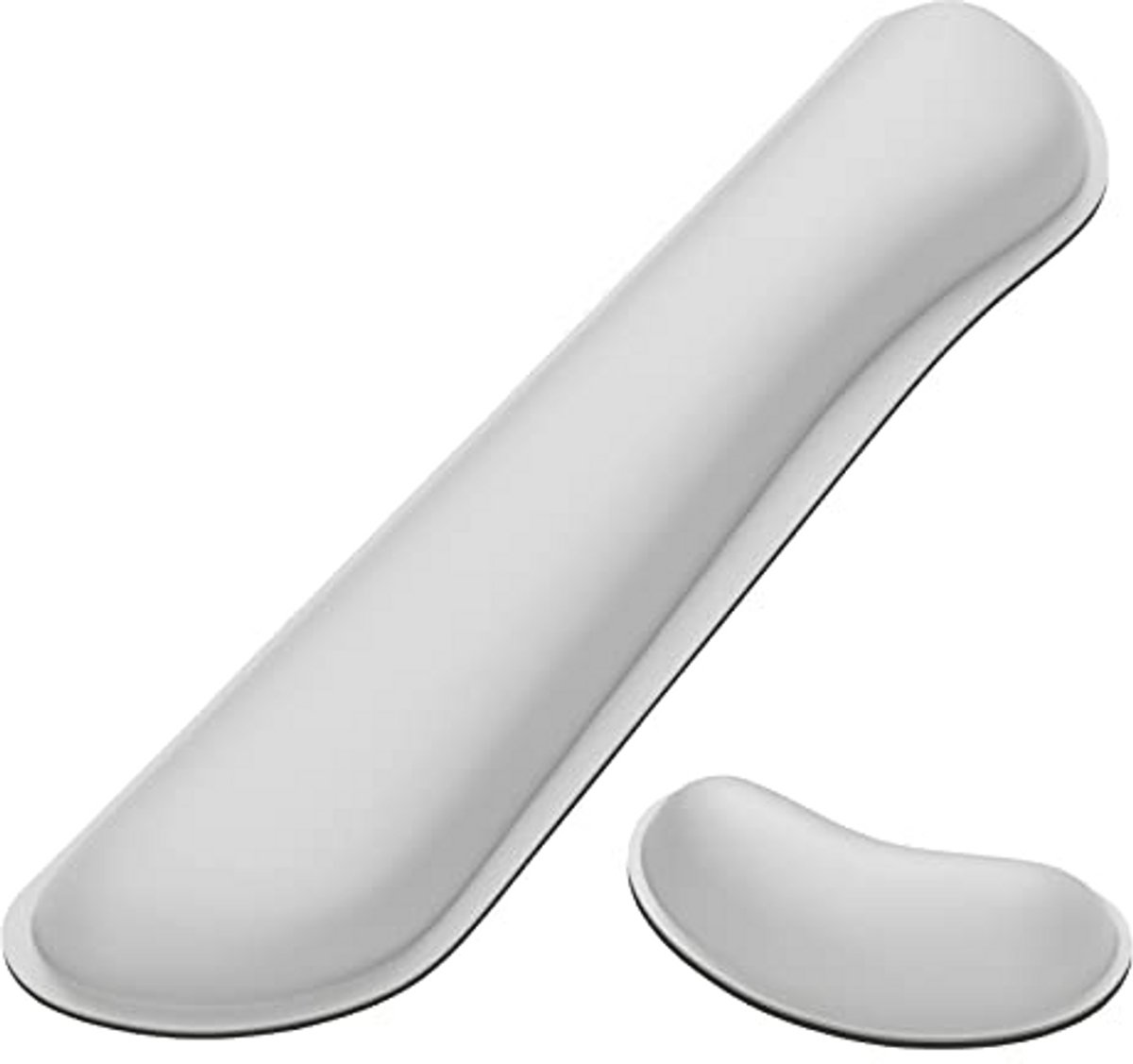 Ergonomisch Vergroot Toetsenbordsteunkussen met Traagschuim - Antislip Polssteun voor Typen, Gamen en Kantoor