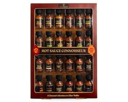 Hot Sauce Adventskalender – 24 Dagen Chili Saus Set – Pittig Cadeau voor Mannen & Vrouwen – Chili Challenge
