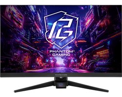 ASRock PG27FFT1A Gaming Monitor - 27'' IPS - 1920 x 1080 - 180 Hz - 1 ms - 450 cd/m² - 1000:1 - 2 x HDMI, 1 x DisplayPort - Zwart