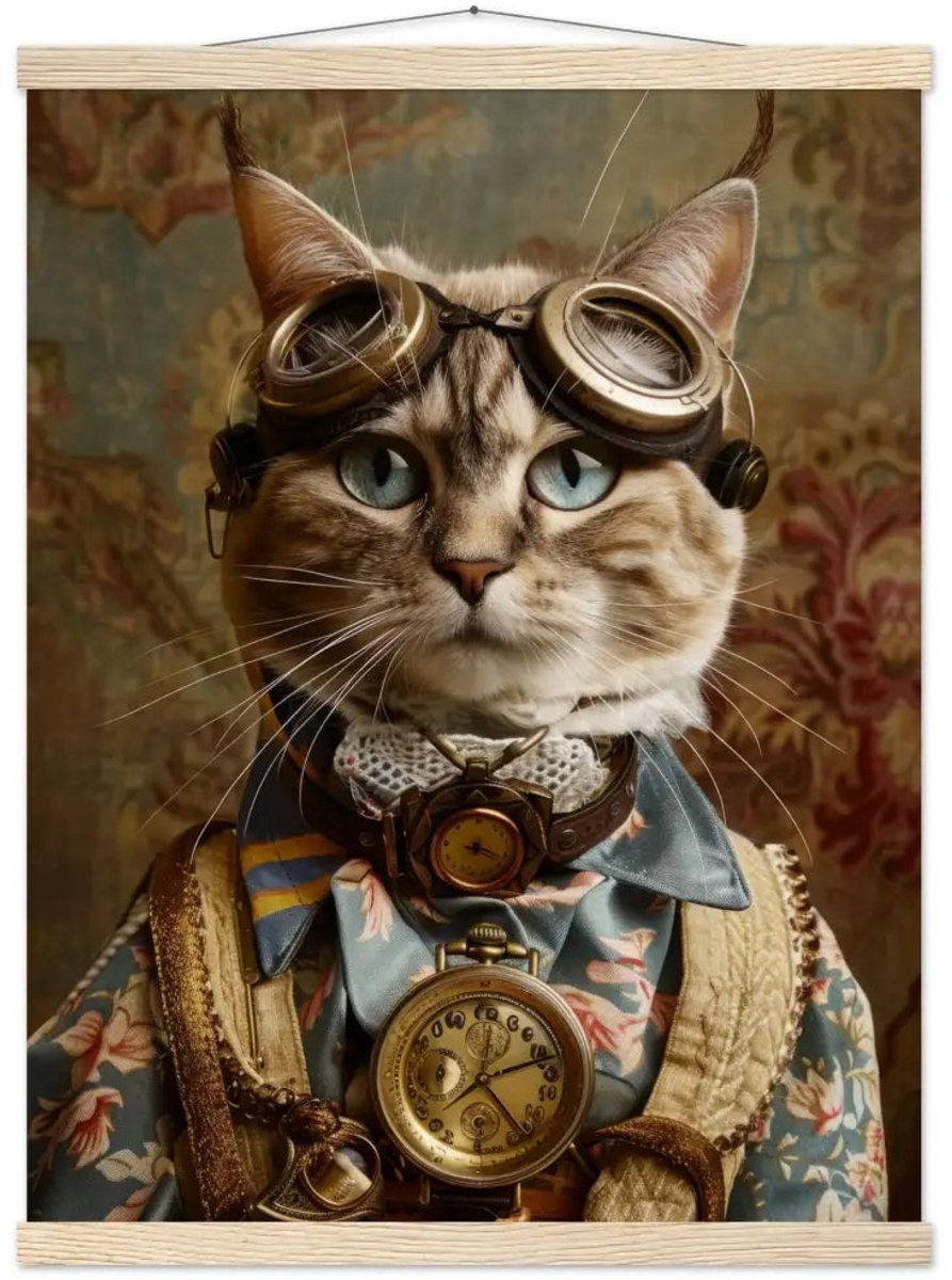 st tropez art schoolposter azteekse kat - 45x60cm