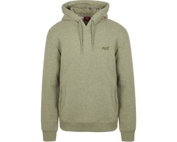 Superdry Hoodie Essential Faded Sage Groen - Maat XL - Heren - Hoodies