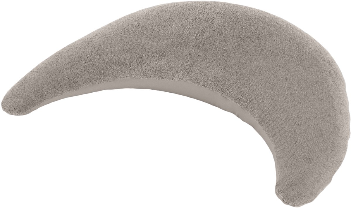 Theraline voedingskussen Maan van Pluche - Taupe