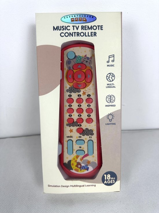 Jouets télécommandés Bébé – Jouets interactifs pour tout-petits avec lumières et sons – Jouets Éducatif Bébé – Jouets d'imitation Enfants – Jouets Bébé avec boutons