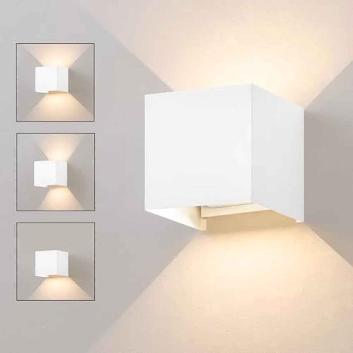 Waterdichte LED Wandlamp Up en Down 5W voor Buiten en Binnen