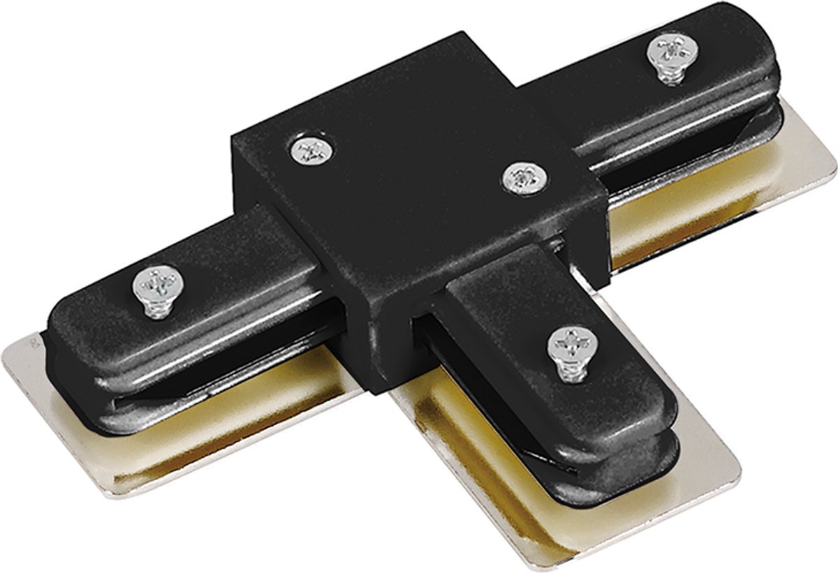 T-Connector Voor 1-Fase Rail Zwart - Ledl