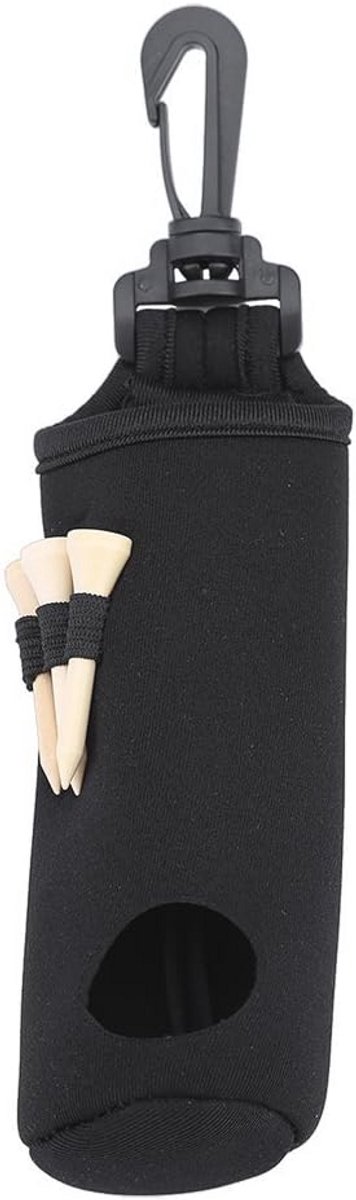 Golfbaltas met clip en accessoires - Draagbare tas voor golfthee en ballen