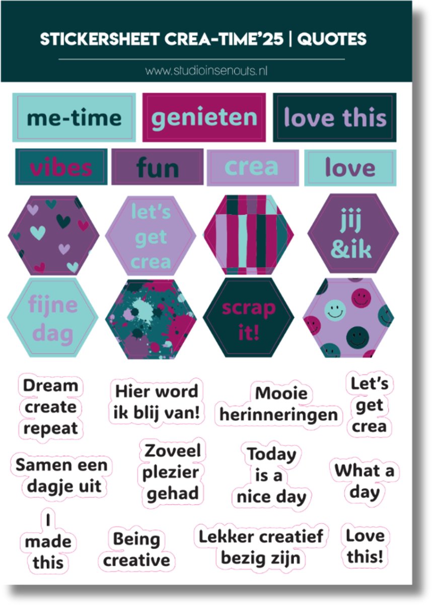 Stickervel Quotes | Crea-Time'25
