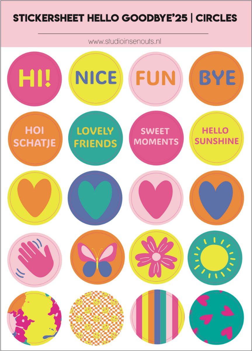 Stickervel Circles | Hello Goodbye'25