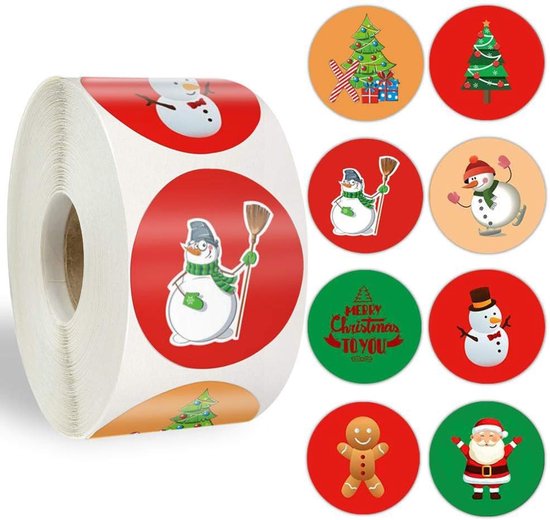 1 roll 500 pieces stickers labels - stickers on a roll - DIY gift box ...