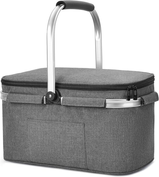 Opvouwbare Picknick Camping Lunchtassen Geïsoleerde Koeltas Koelmand Opbergmand Tas Doos Outdoor Draagbare Picknickmand