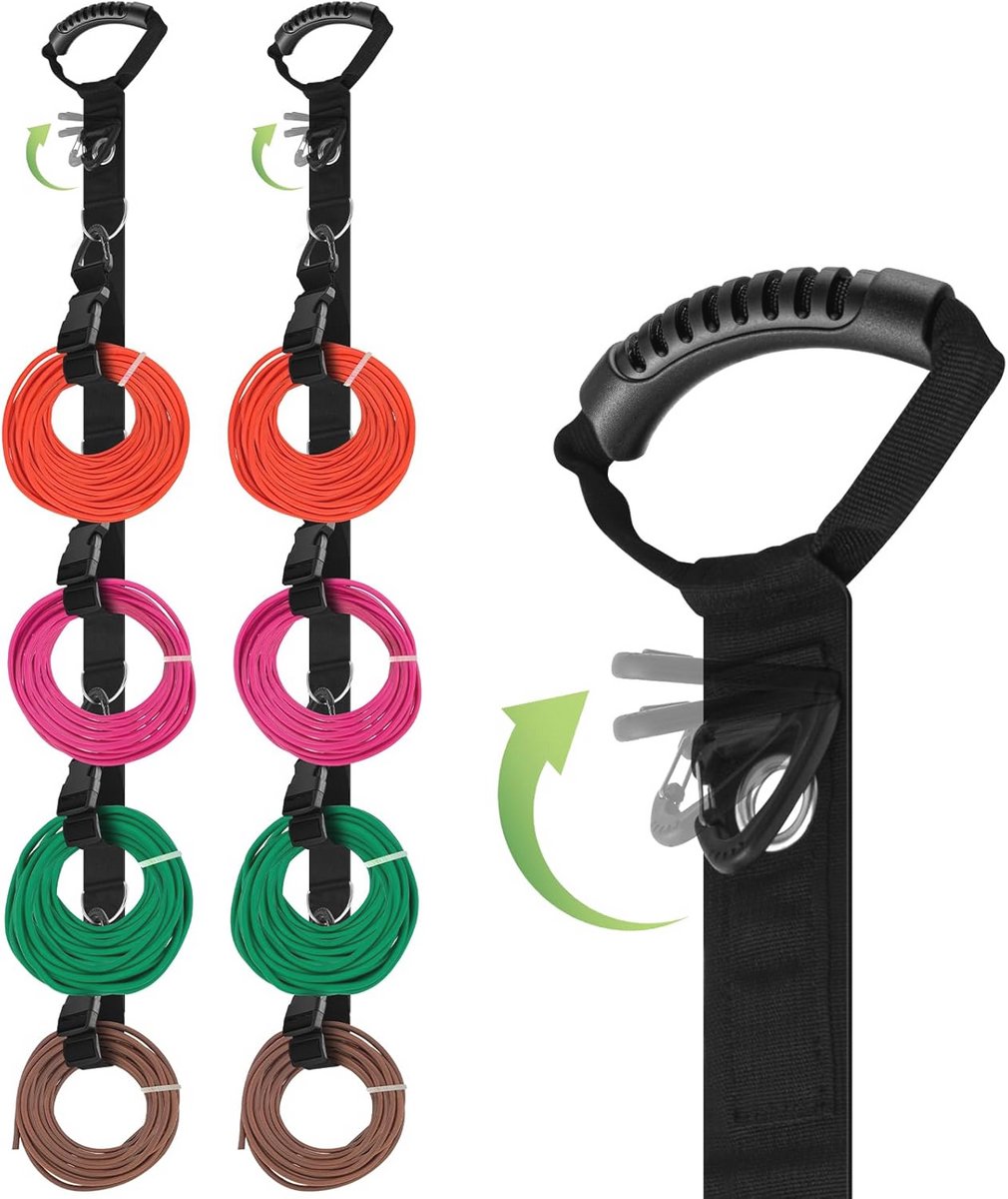 Verstelbare Verlengsnoer Organizer - Heavy Duty Snoer Management Systeem voor Garage en Werkplaats