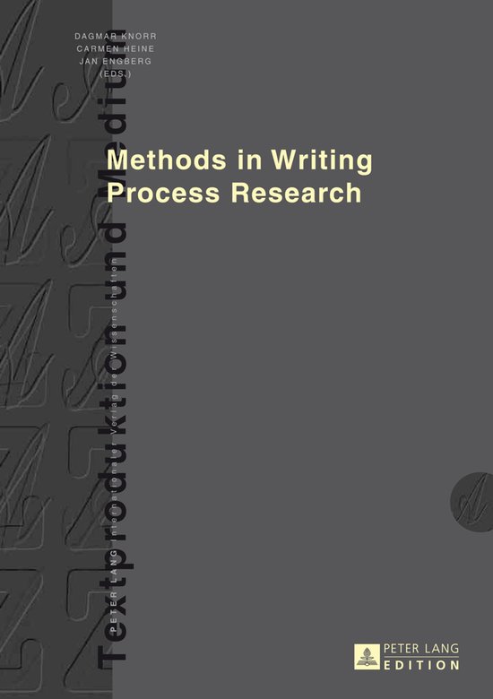 Textproduktion und Medium- Methods in Writing Process Resear ... - cover