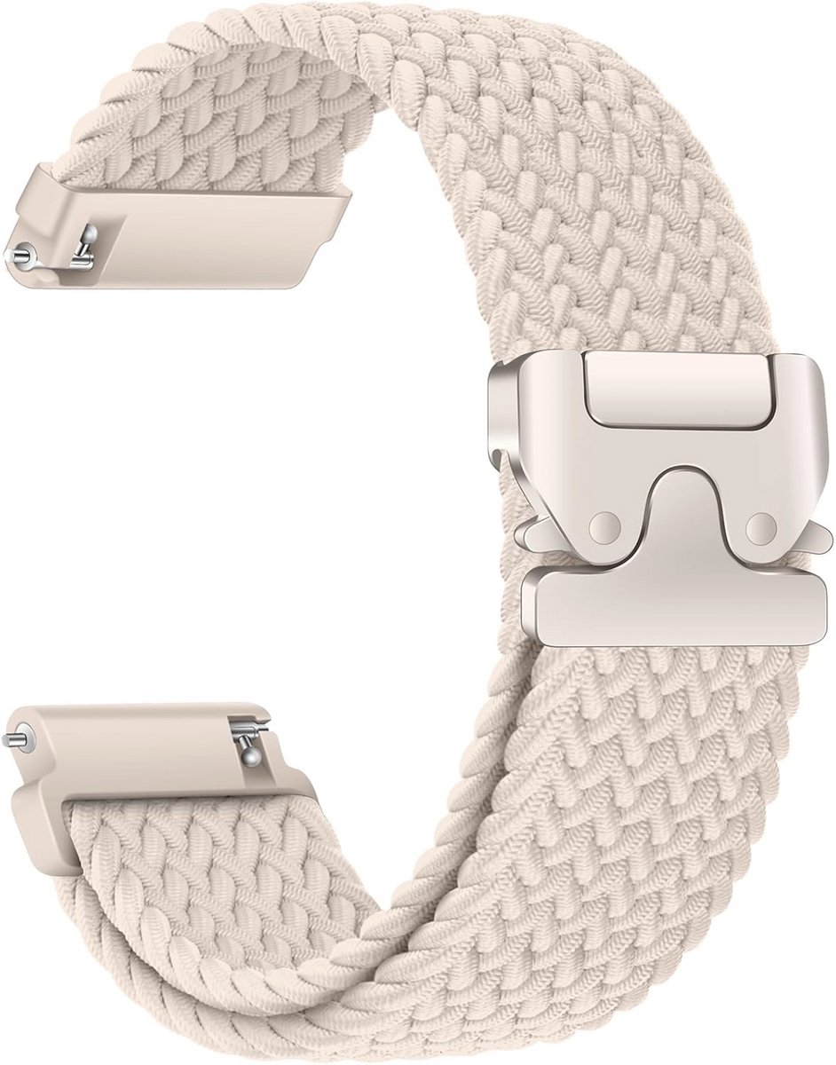 Geweven Nylon Horlogeband, Elastisch en Verstelbaar, Ademend voor Sport en Vrijetijd, Snelsluiting voor Smartwatches en Klassieke Horloges