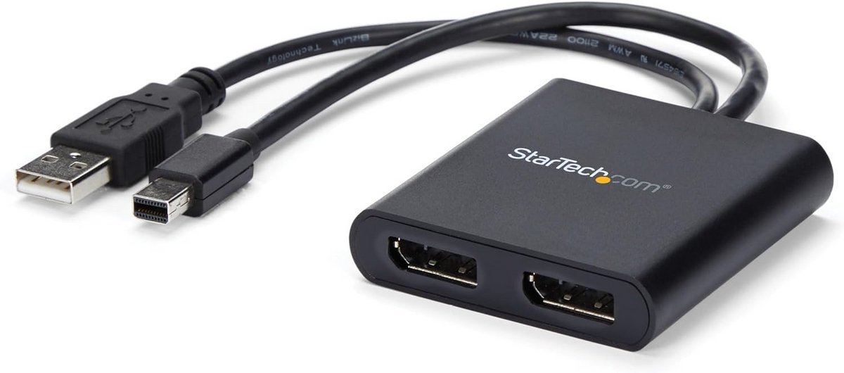 Mini DisplayPort naar DisplayPort Multi-Monitor Splitter - 2 Poort MST Hub