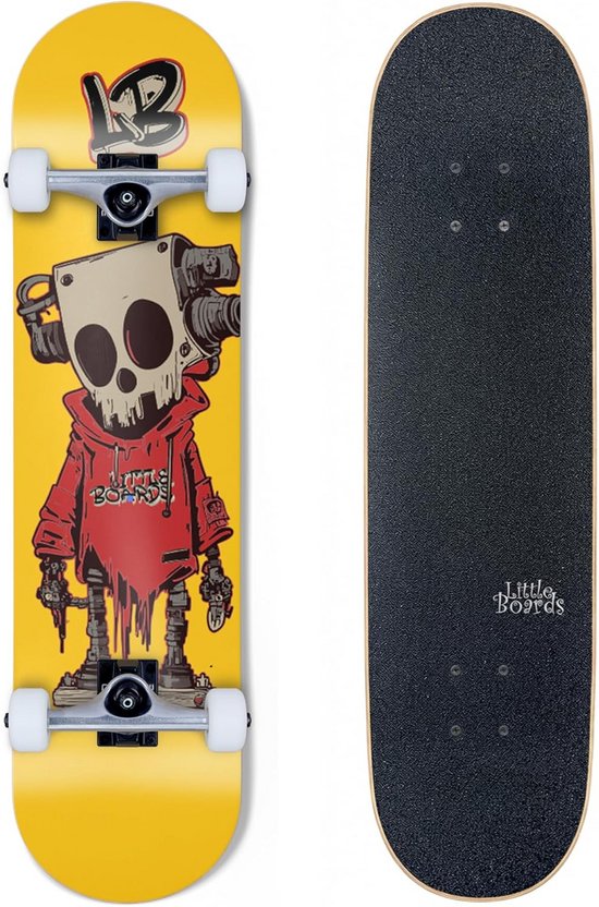 Compleet Skateboard voor Kinderen - Stevig Beginnersboard 7.3 Inch voor Leeftijd 8-12 Jaar