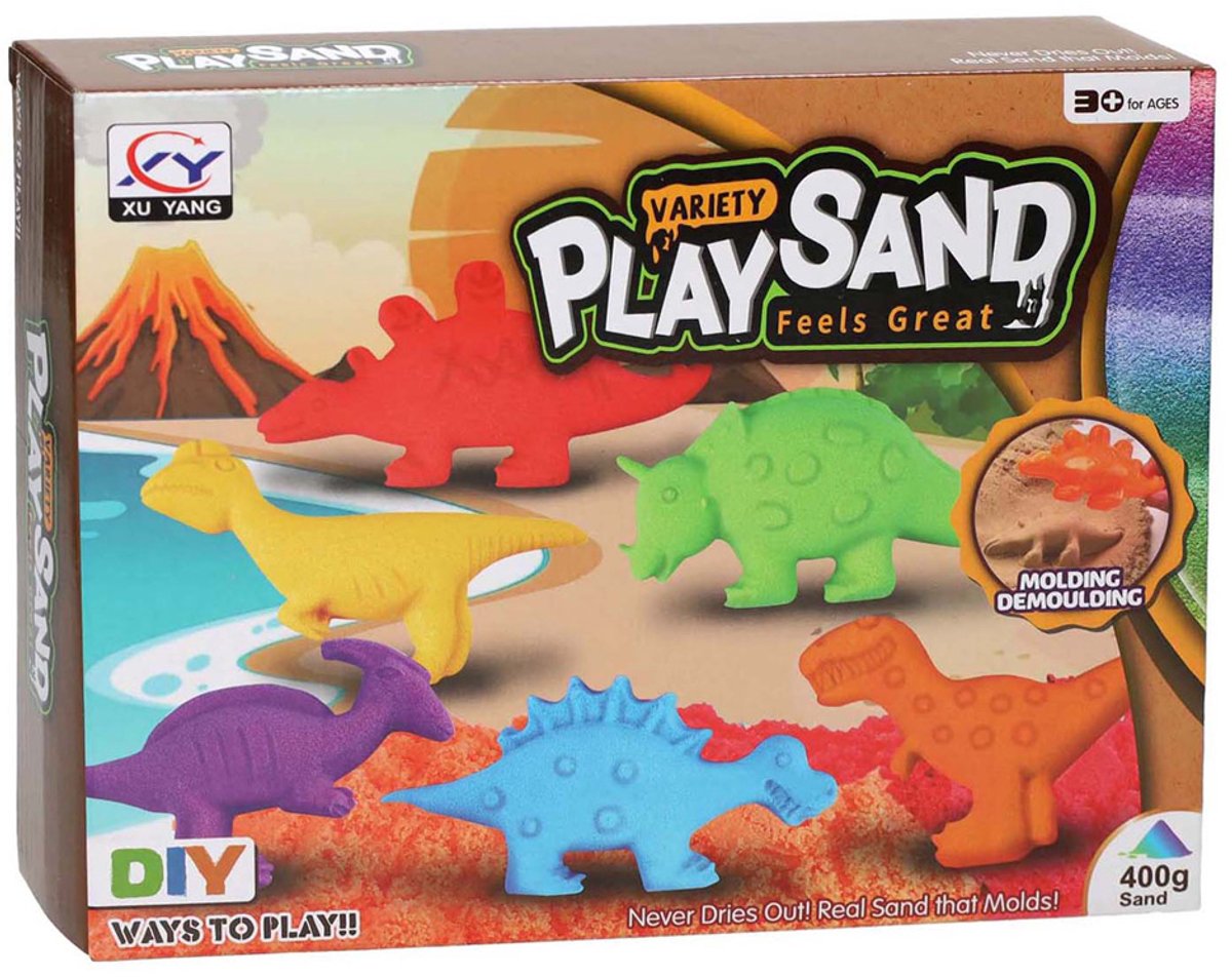 Speelzand Dinosaurus, 400gr
