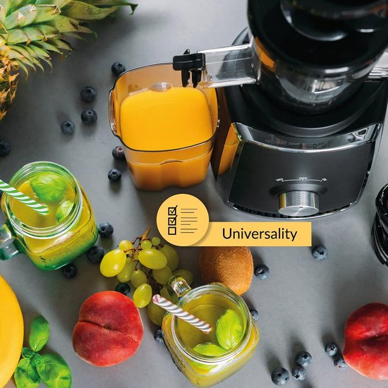 Slowjuicer met Brede Invoer en 3 Zeven voor Maximale Voedingsstoffen — afbeelding 4