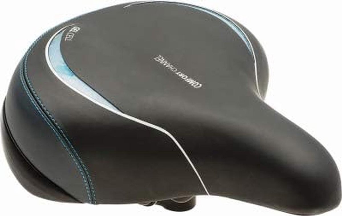 Fietszitje - Fietszadel Gel - Comfortabel Fietsen - Super Soft Cushioning Technology - 1143 x 2286 x 2985 cm - Zwart