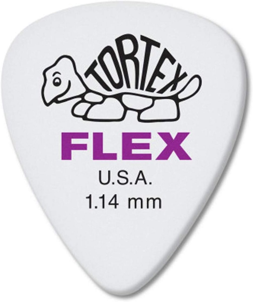 Gitaarplectrums Flex Standaard 1.14 mm - Set van 12 Stuks