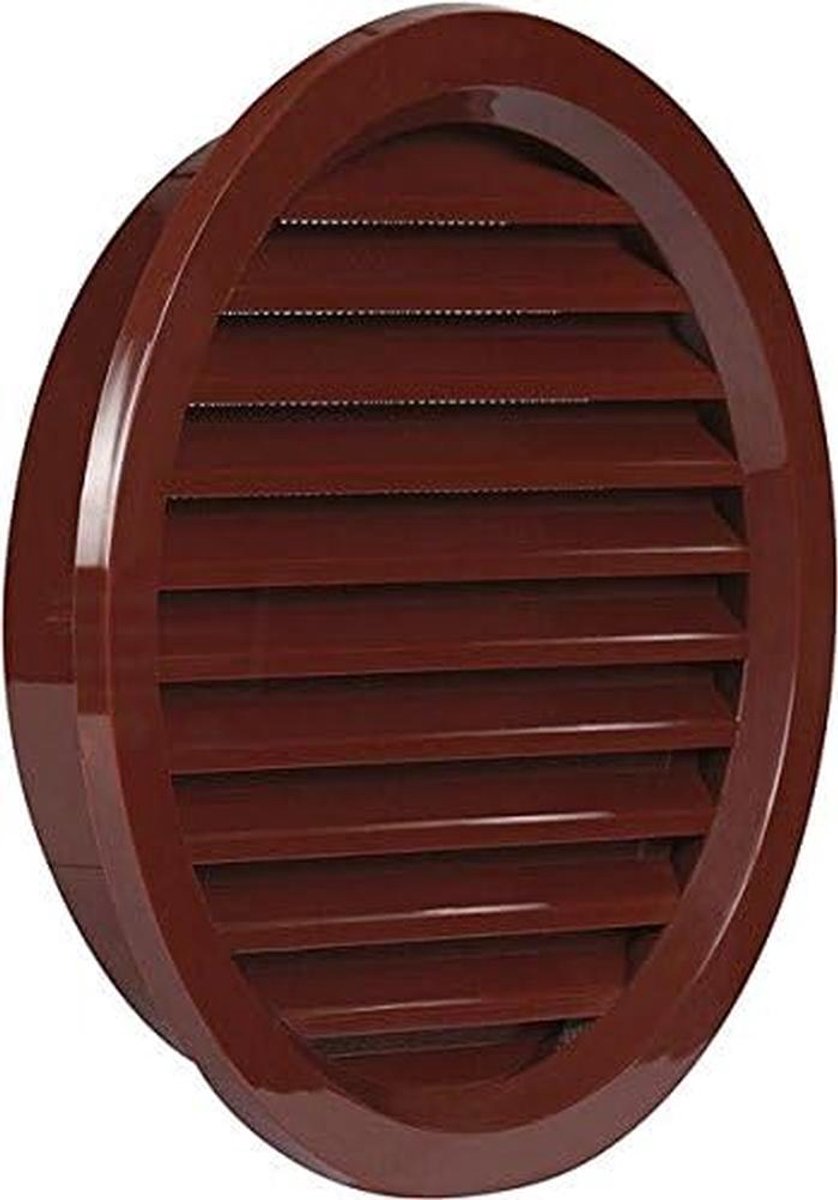 Rond Ventilatierooster Kunststof met Insectennet voor Garage en Badkamer
