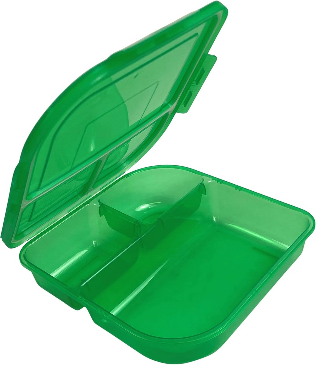 Grote 3-Vaks Lunchbox Herbruikbaar - Magnetronbestendig & Vaatwasmachinebestendig