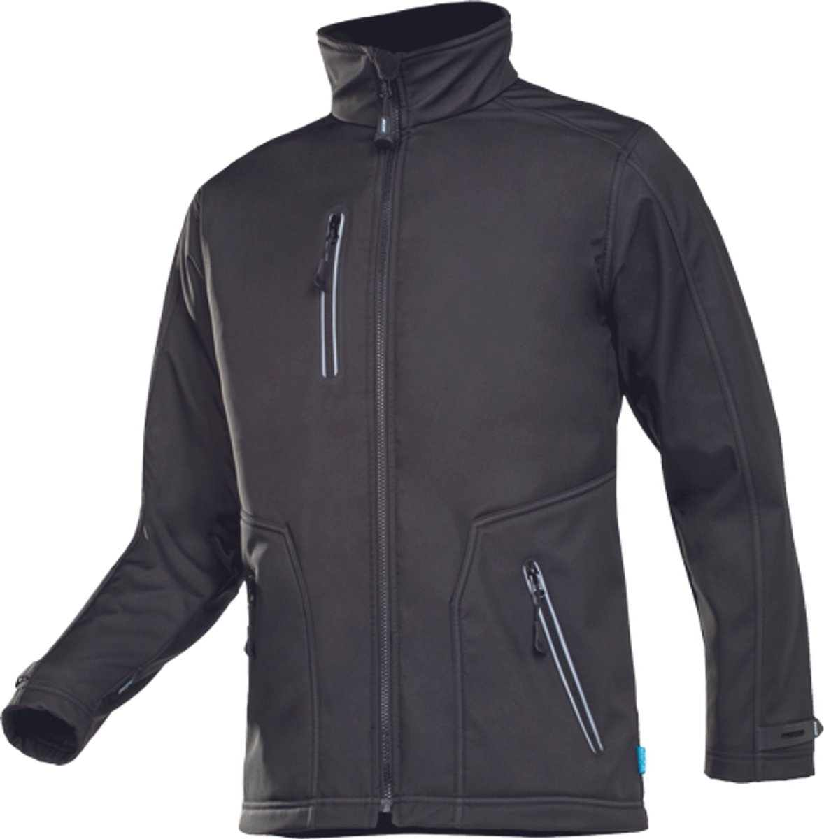 Sioen PULCO softshell jas 03010304 Zwart