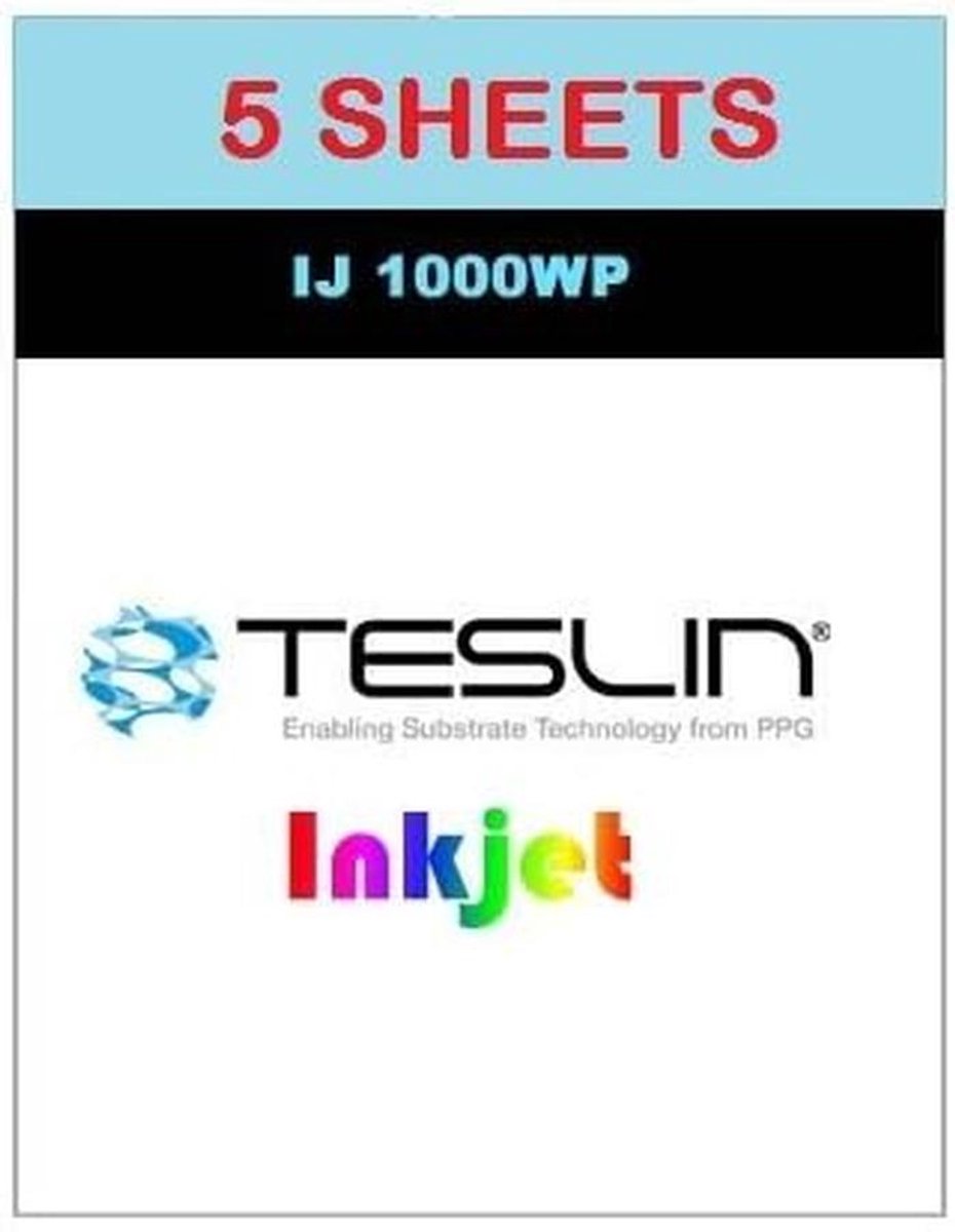 Waterdicht Synthetisch Papier voor Inkjet A4 Vel - Scheurvast en Duurzaam