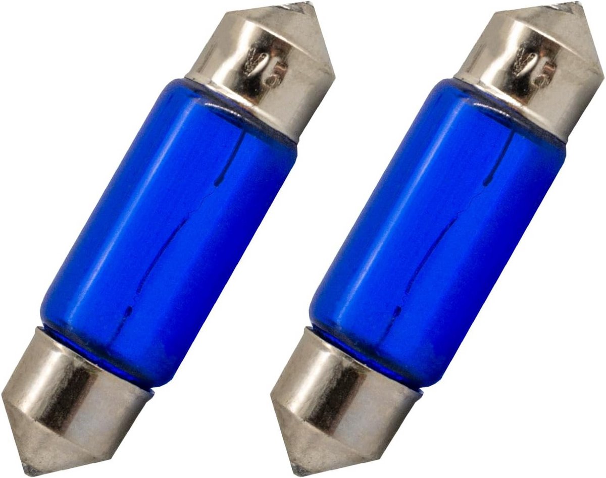 Set van 2 Extreme Rocket Festoon Lampen 42mm Wit
