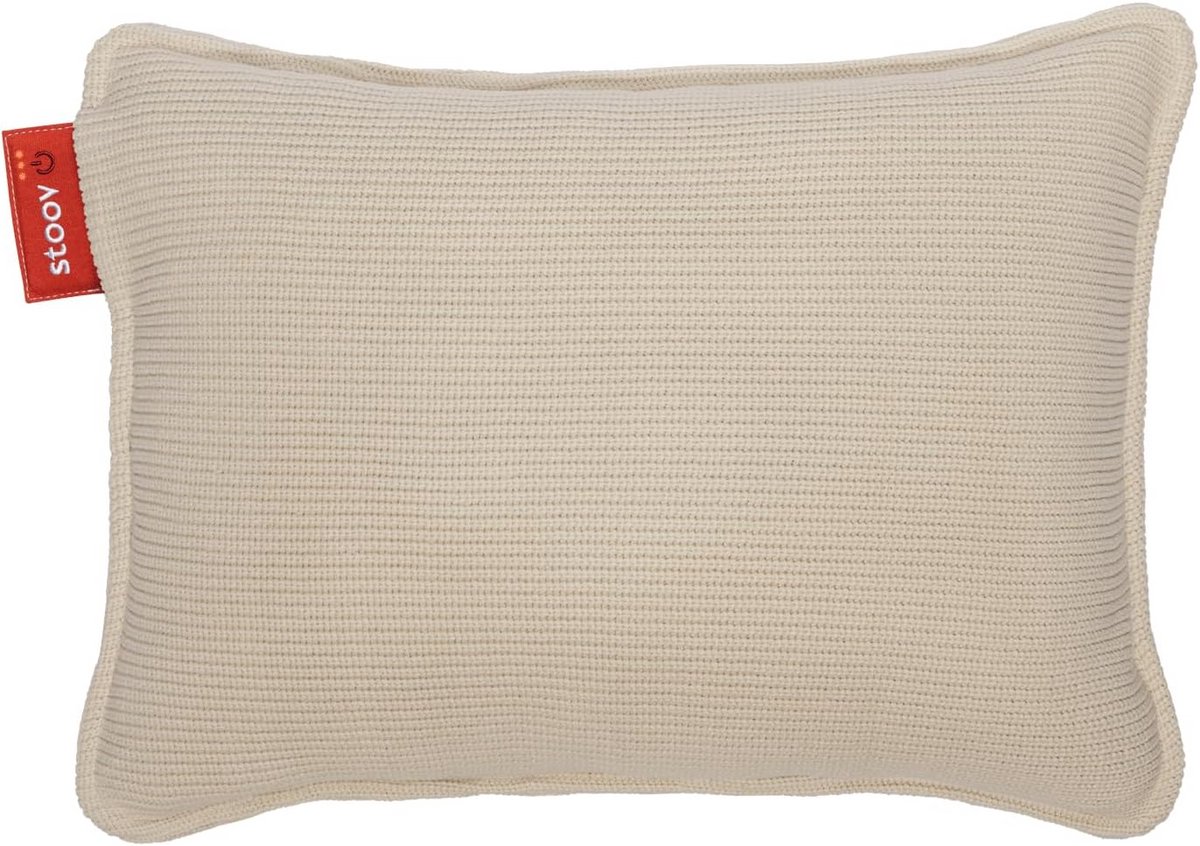 Draadloos Verwarmingsoverkussen met Infrarood Warmtetechnologie en Timer - 45x60 cm - Zandbeige