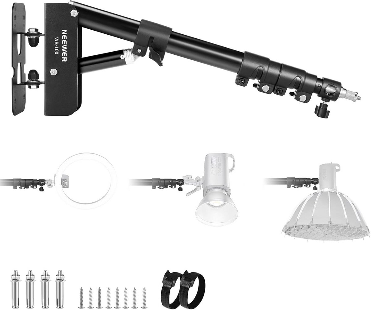 Verstelbare Wandmontage Arm voor Studioverlichting en Accessoires