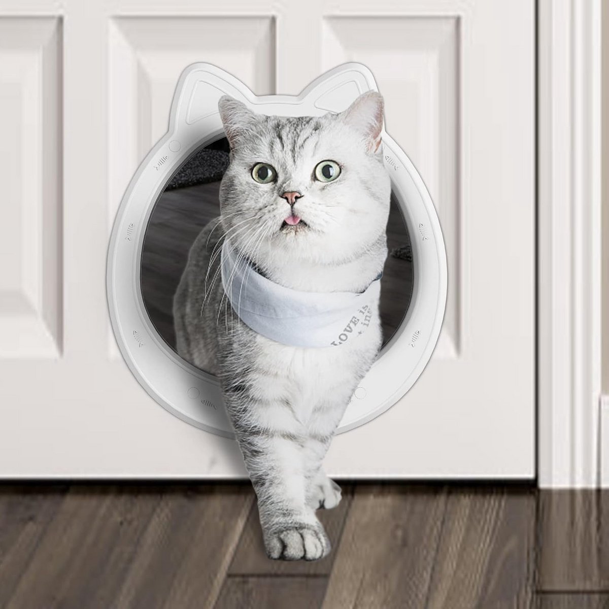 Bol.com Kattenluik voor binnendeuren zonder klep voor veiligheid en gemak aanbieding