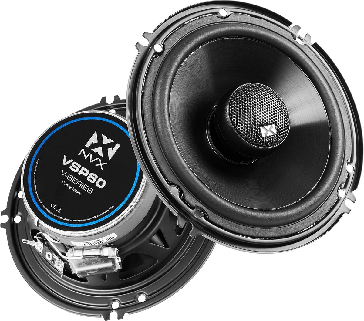 6 Inch Coaxiale Auto Luidsprekers 2-weg Inbouwset 100W RMS