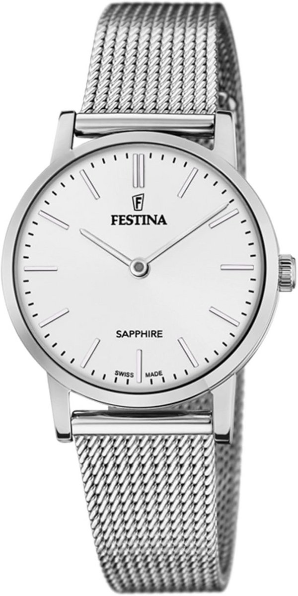 Dameshorloge Analoog Kwarts Zilveren RVS Band