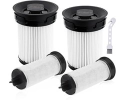Set van twee fijnstoffilters Geschikt voor Miele Triflex HX1 stofzuigers, Miele HX-FSF cartridgefilters