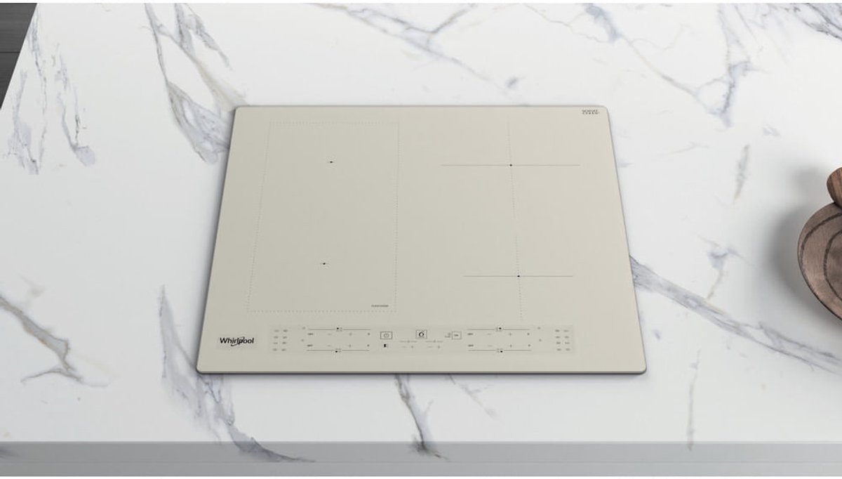 Whirlpool WLB6860NE/S Zilver Ingebouwd Inductiekookplaat zones 4 zone(s)