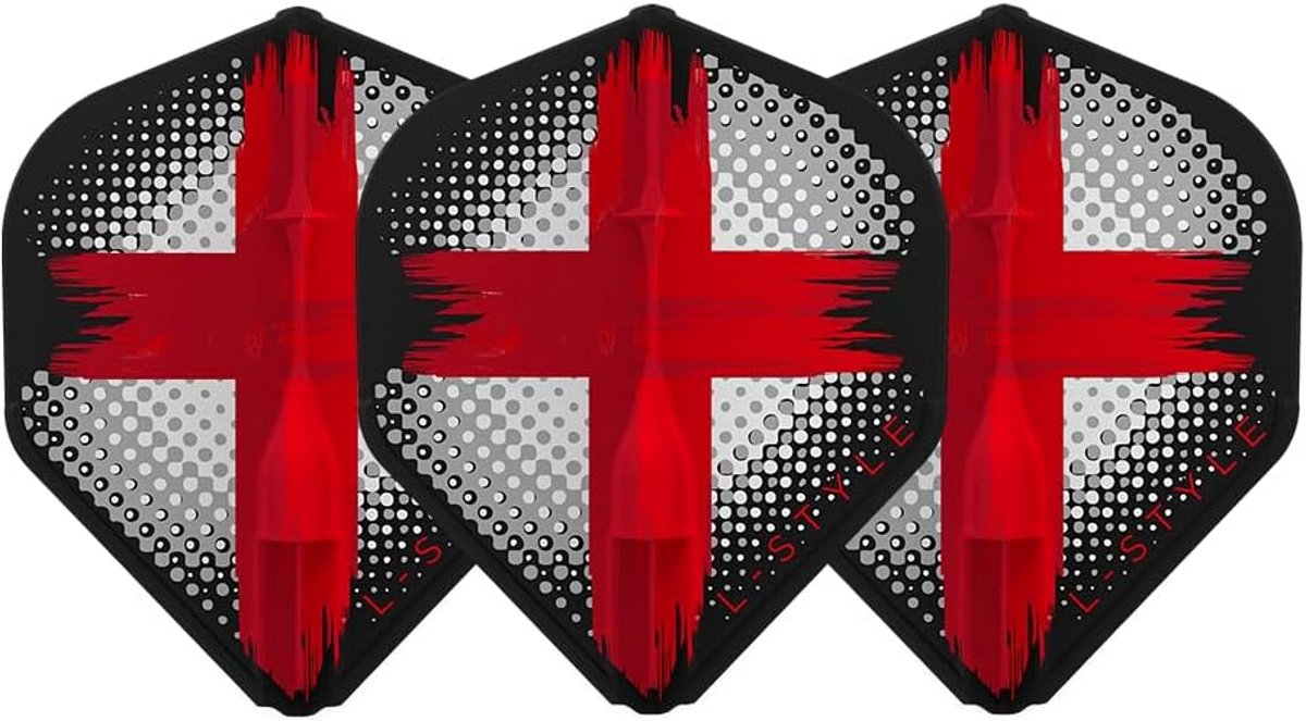 Stabiele Dartflights Standaard Vorm met Geïntegreerde Ringen - Duurzaam Materiaal