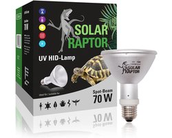 Krachtige UVB Terrarium Spotlamp 70W voor Reptielen met Aluminium Koeling