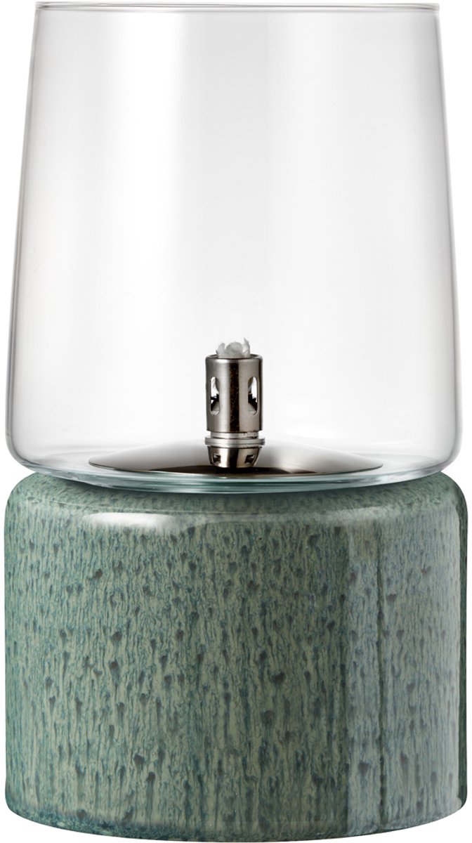 BITZ Gastro Olielamp - Olielampen voor binnen en buiten - Ø 15 x 26 cm - Groen