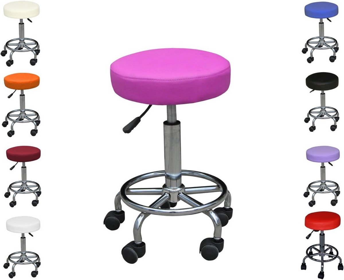 Verstelbare & Draaibare Kruk voor Schoonheidssalon, Massage en Therapie