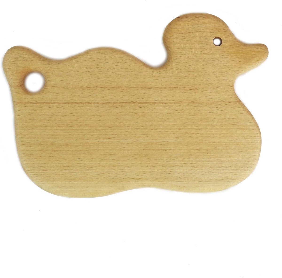 Houten Ontbijtplank met Dierenthema - Serveerplank met Eierdopje