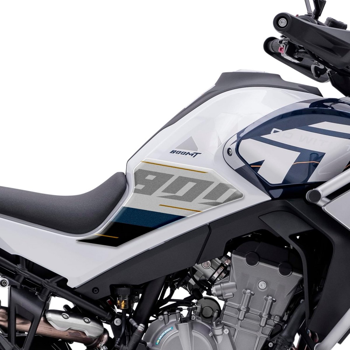 3D Zijdelingse Tankpads Set van Hars voor Motorfiets Bescherming
