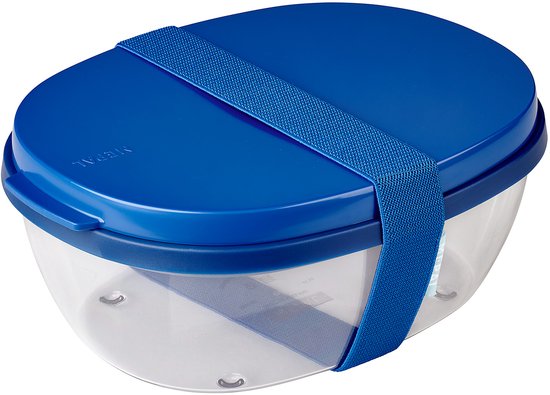 Mepal - Boîte à lunch Ellipse - 1425 ml - Boîte à salade - Bleu vif
