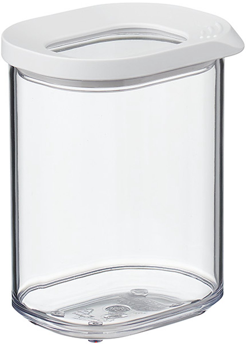 Mepal – Bewaardoos Modula Mini 375 ml – wit –– voorraaddoos - bewaardoos met deksel – luchtdicht – transparant - stapelbaar