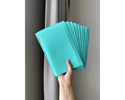 Planet Pink - Verzendzakjes blauw / aqua 15 x 20 cm per 10 stuks